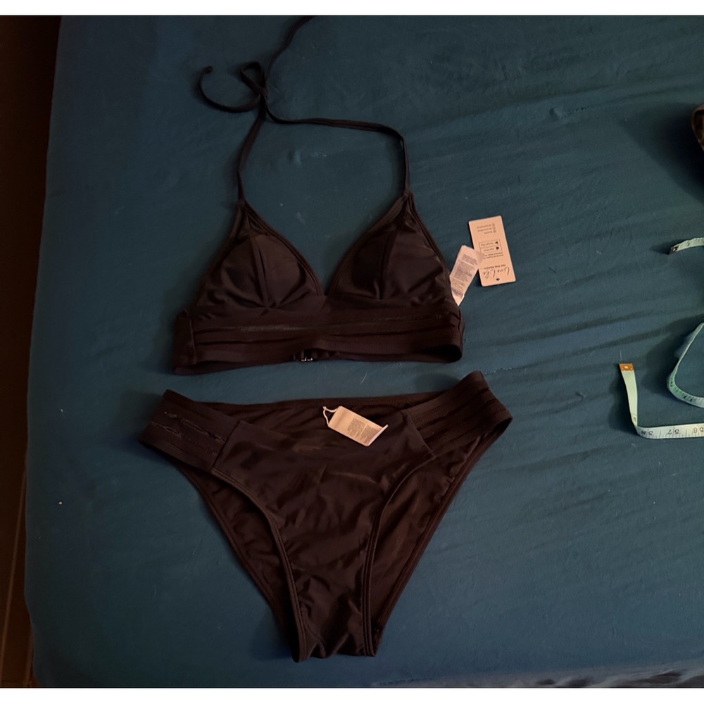 Cupshe Black Bikini Set